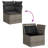  Garden Sofa Set Grey