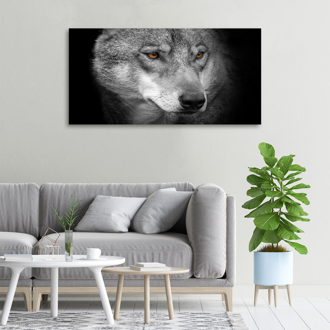 Wolf - Kunstdrucke auf Leinwand - Wrapped Canvas