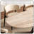 Stylish Slab Rock Oval Dining Table