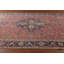 Tapis rose à motif géométrique traditionnel 9 x 13
