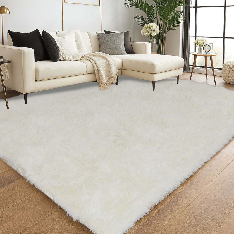 Adela Standard Shag Area Rug, Rectangle 50 x 80 cm