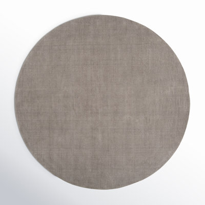 Crowe Hand Loomed Wool Dark Gray Performance  Area Rug