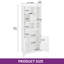 Bookcase With Open Cubbies & Cabinet-848897717-848897716