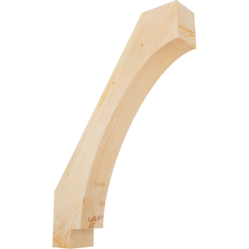 Attelle impériale du genou, Sapin de Douglas, Brute, H 40 po x l 6 po x P 28 po