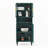 Tall Storage Show Cabinet with 2 Glass Display Door & 2 Doors-1869991186