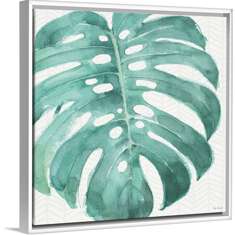 Art mural sur toile Mixed Greens, Toile avec cadre blanc, H 36 po x l 36 po x P 1,75 po