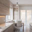 Knisley Glass Semi Flush Mount