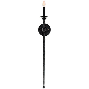 Applique murale à bougie câblée 1 lumière