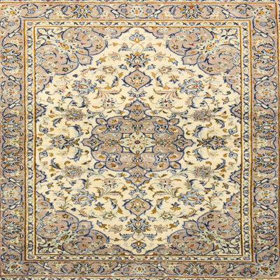 Tapis traditionnel rouge / noir