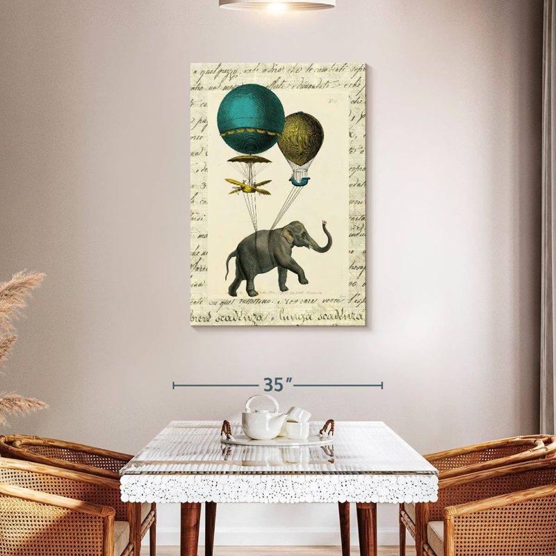 Elephant Ride, 45" H x 30" W