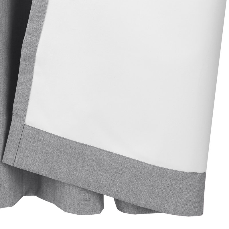 Eyelet Blackout Thermal Curtain, Width 117 x Drop 183 cm, Silver Grey