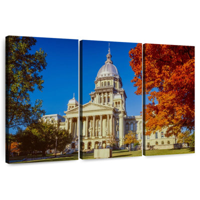 Illinois Capitol Autumn