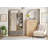 Flaire Fabric Semi Flush Mount-535900989-407736340