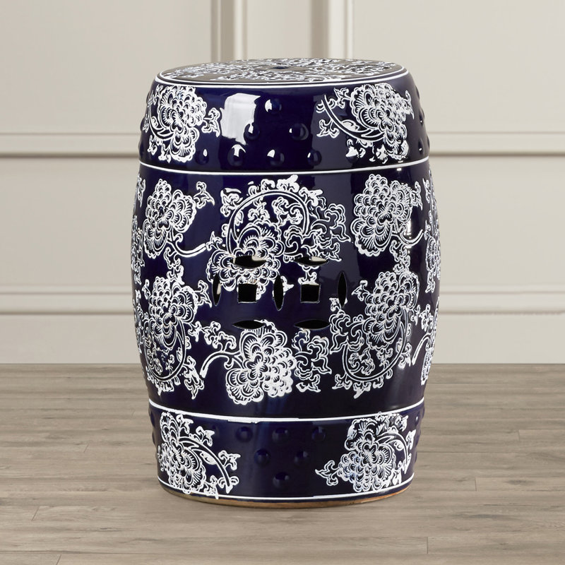 Tabouret de jardin en céramique Daughtery