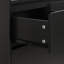 Armoire à chaussures Aiden avec tablettes réglables et pieds en bois massif
