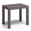 Shagreen Game Table with Dice, Chocolate
