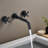 Wall Mounted Bathroom Sink Faucet With Pop-up Drain (no Overflow)-110359100
