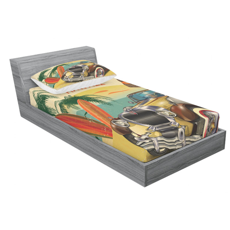 Microfiber Sheet Set, Twin XL Sheet Set with Fitted Sheet