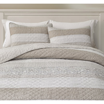 Robyn Cotton Patchwork Reversible Quilt Set