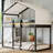Twin Over Twin Wood Bunk Bed With Tent-1678615957