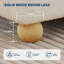Lit plateforme Full Cloud avec revêtement, profil bas, pattes en bois, sans sommier.-1699569425-1699569424