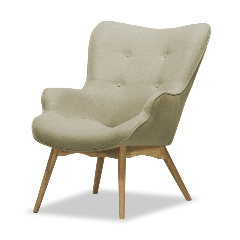 Rockwell Upholstered Accent Chair, Beige