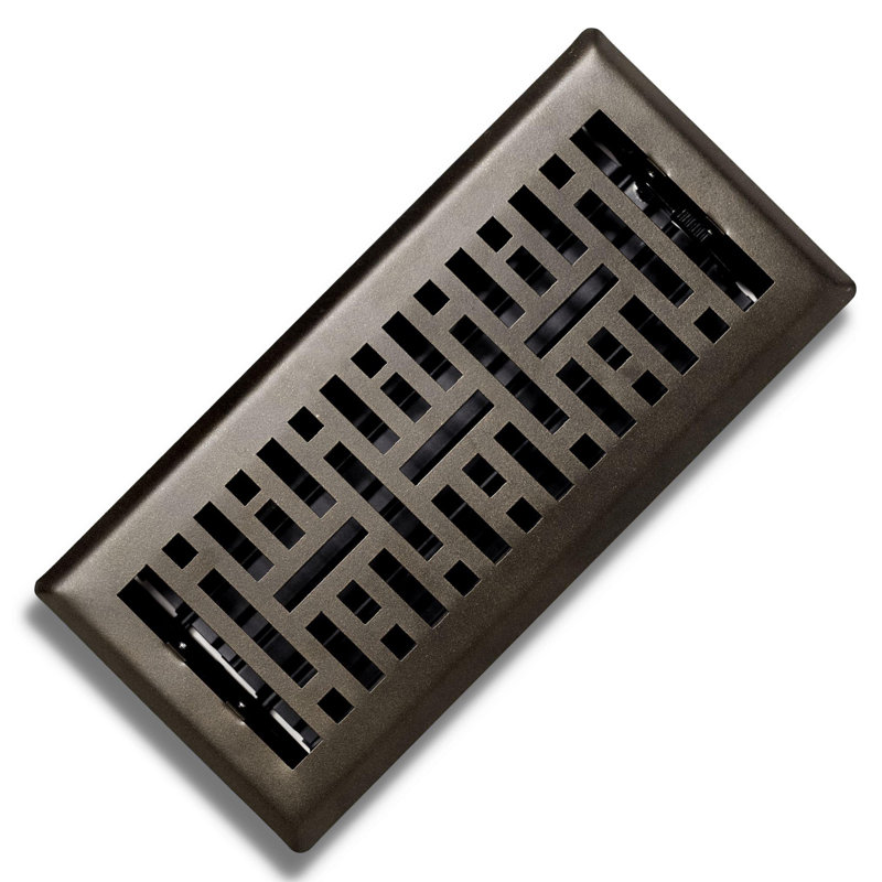 Couvercle de ventilation en acier de l 4 po FLI Products, Bronze métallique, H 0,20 po x l 4 po x P 12 po