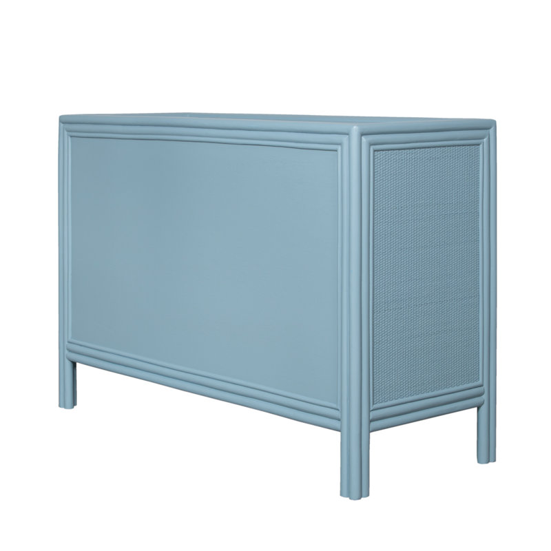 Aruba 6 - Drawer Dresser, Pool Blue