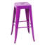 Tabourets de bar en mauve sans dossier à hauteur de comptoir de 30 pouces, assemblage et stable, idéal pour la salle à manger