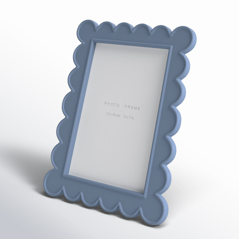 Elegant Polyresin Glass Frame, 5" W x 7" H