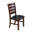 Ensemble de 2 chaises de salle à manger en bois massif