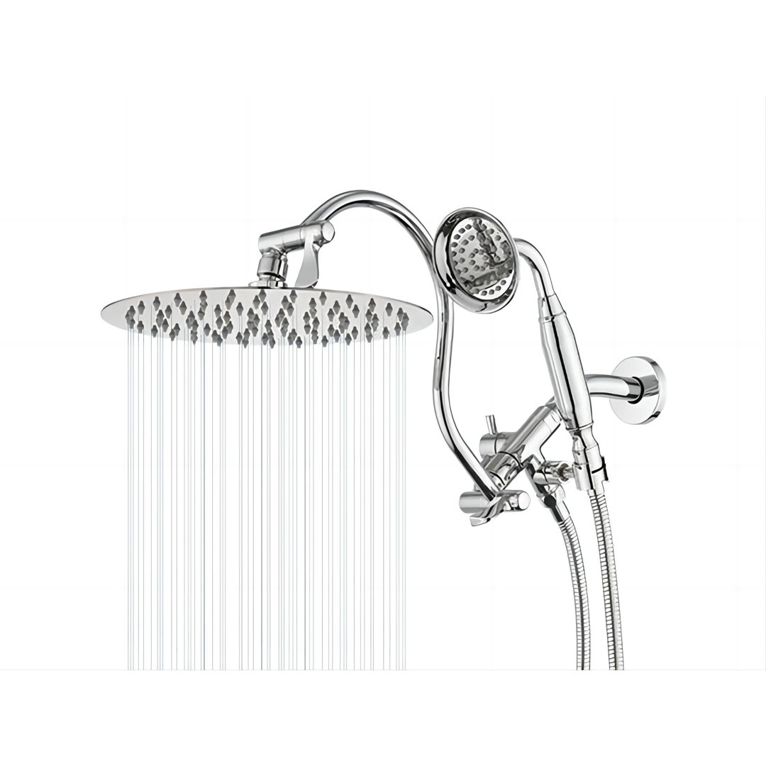 10'' Rainfall Shower Head With 12'' Upgrade Adjustable Extension Arm Landolt 