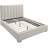 Pierce Solid Wood and Upholstered Platform Bed-67046647-67046648