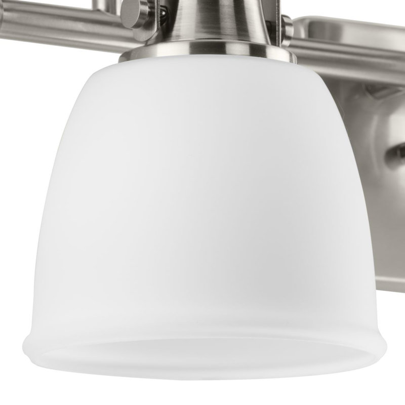 Éclairage de salle de bain à 3 lumières à intensité variable, Nickel brossé