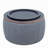 Round Storage Ottoman, 2 In 1 Function, Work As End Table And Ottoman, Dark Grey (25.5"X25.5"X14.5")-566375423