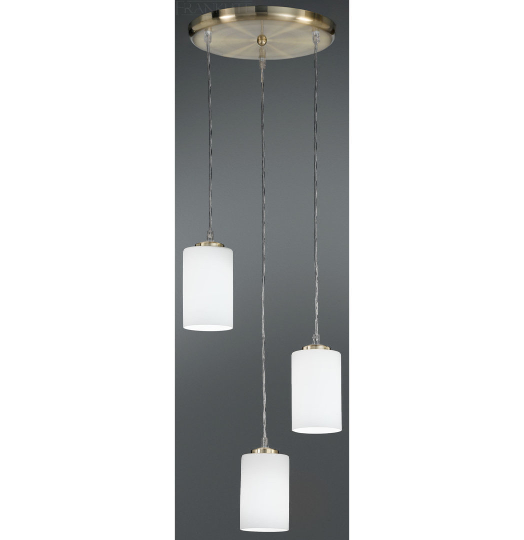 16cm H Glass Drum Wall Sconce Shade
