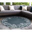Tapis bleu marine intérieur / extérieur Mance-3960394