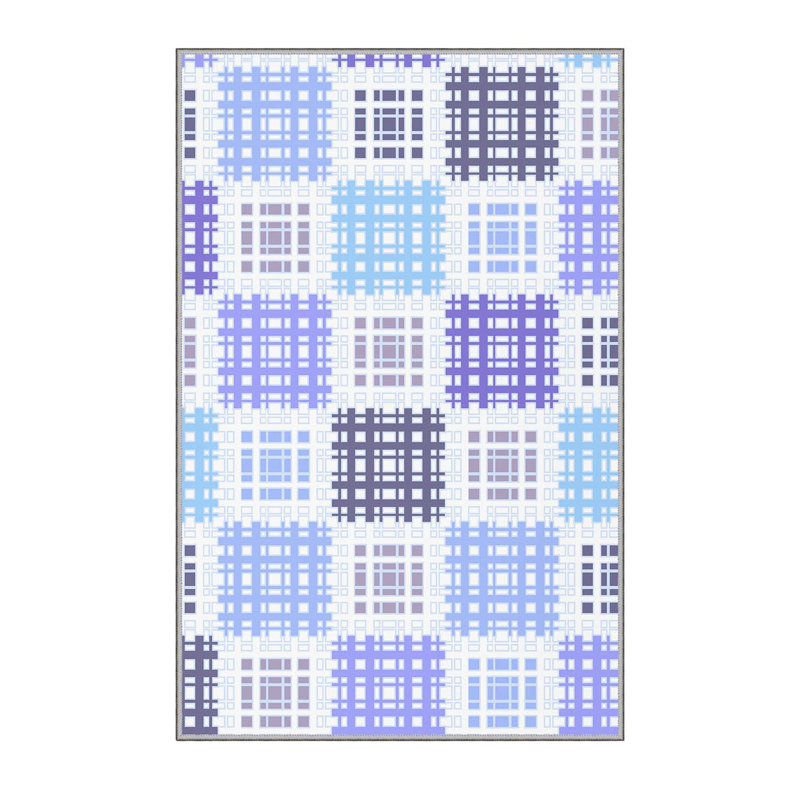 Premium Hall Carpet (2.6 x 9.8 ft), 100% Polyester, 0.3 in Pile Height | Antibacterial, Non-Slip Underside, 3D Digital Print | Machine Washable, Durable, Ideal for Home & Office, Easy Maintenance