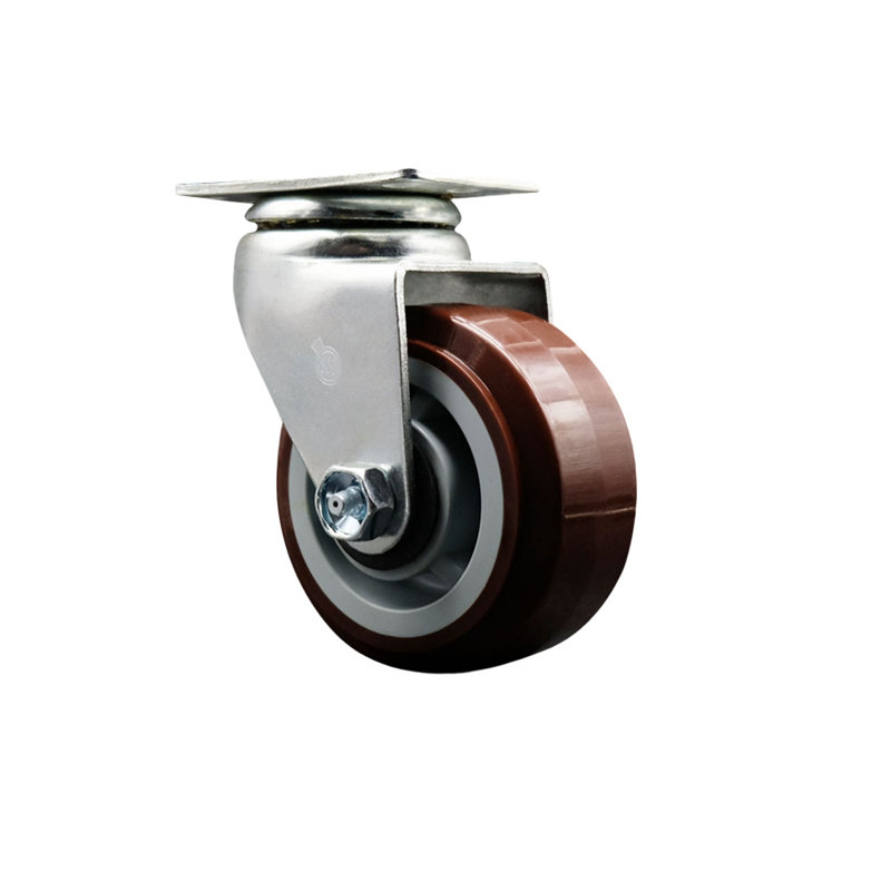 Polyolefin Caster with Roller Bearing