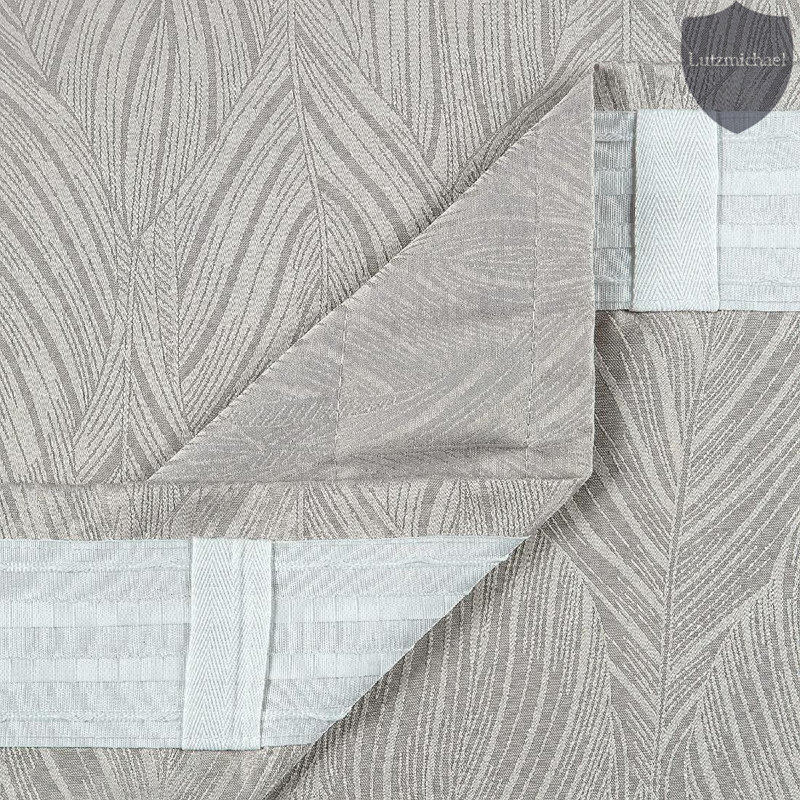 Panneaux de rideaux simples obscurcissant avec passe-tringle, l 52" x L 84", Beige