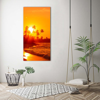 Tropical Beach - Wrapped Canvas Print