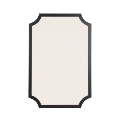 Holbrook Modern Scalloped Fabric Pinboard for Use as Motivational Vision Board