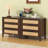 3-Drawer Boho Nightstand With Power Outlet-1235728105