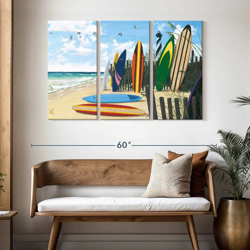 Senne Surf Boards, 32" H x 50" W