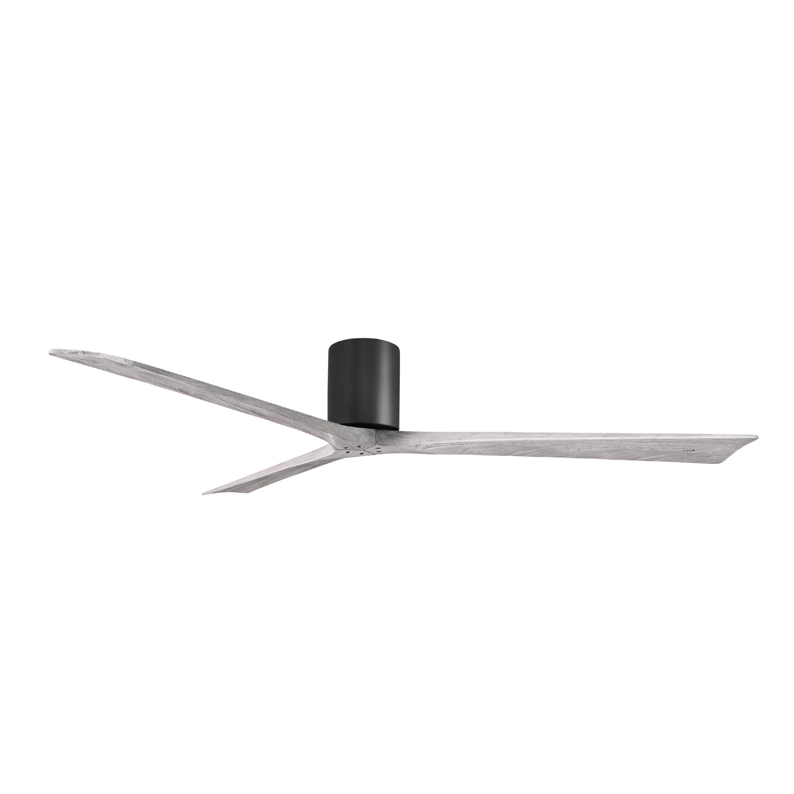 Olivier 72" Ceiling Fan, Matte Black, Barn Wood Tone, 72"