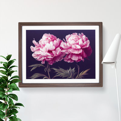 Splendorous Peony Flowers - Framed Print