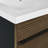 Barham 24" Floating & Wall-Mounted Single Bathroom Vanity In Shadow Walnut With Ceramic Integrated Sink And Countertop