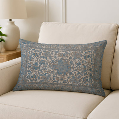 Coussin décoratif intérieur / extérieur bleu Modern Modern