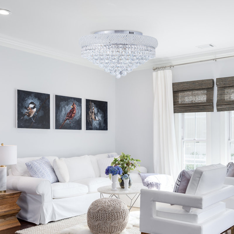 Lustre de 23 po avec luminaire encastré Liskeard
