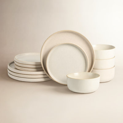 Amber Stoneware Dinnerware Set